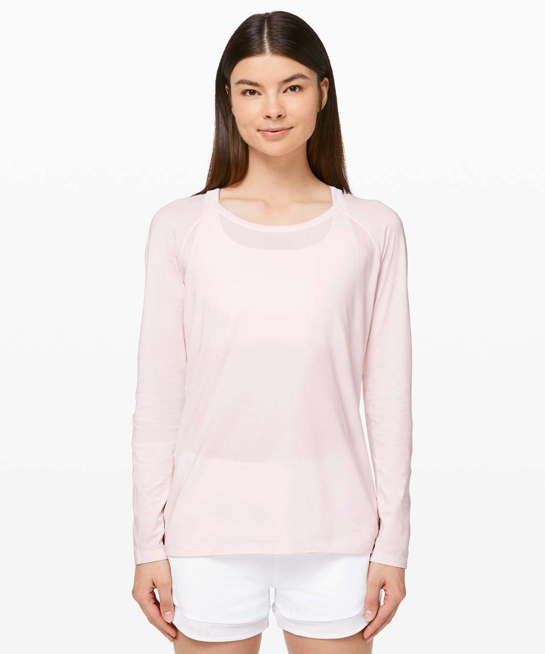 Lululemon Swiftly Tech Long Sleeve Crew - Magenta Glow / Magenta Glow -  lulu fanatics