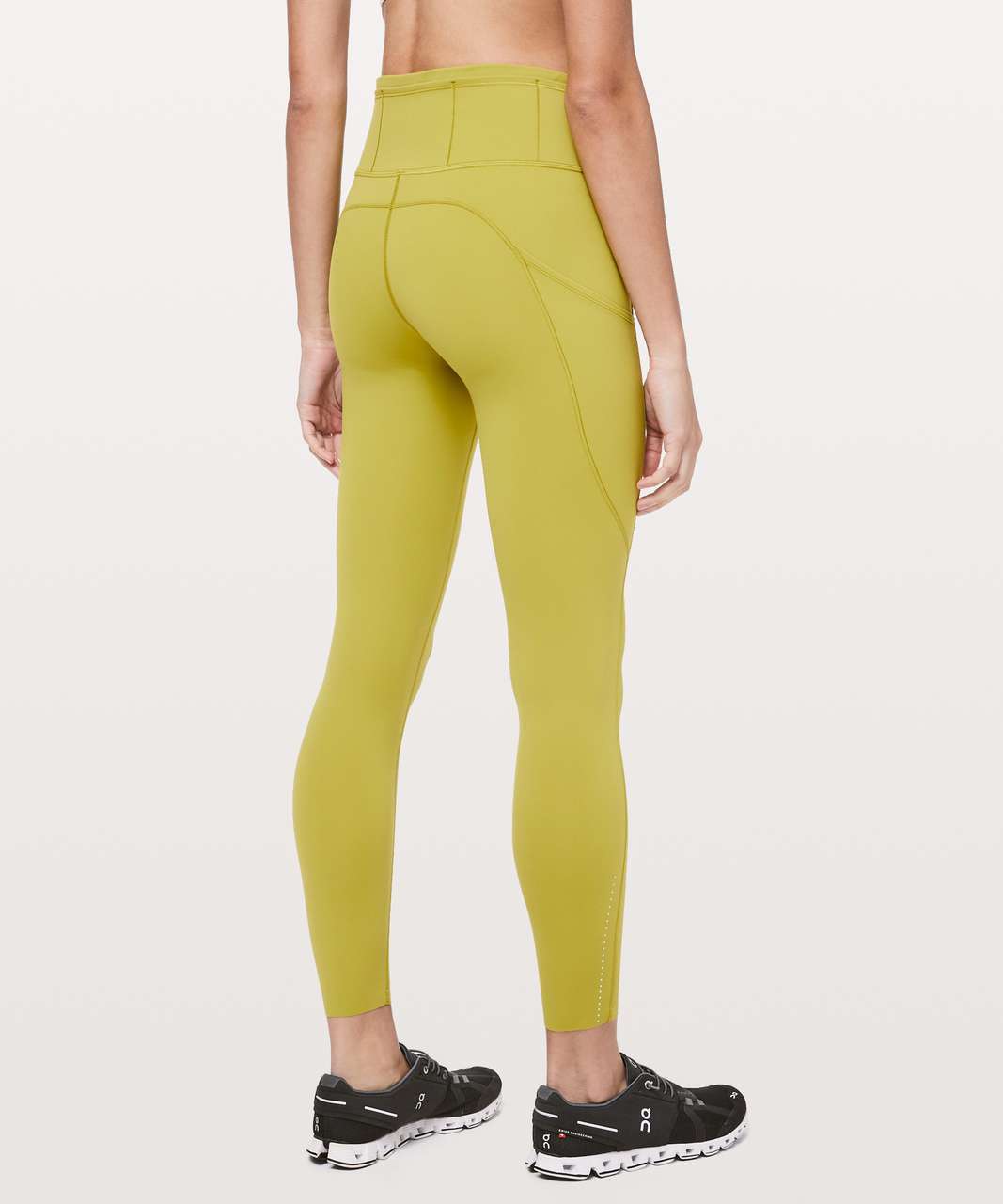 Lululemon Fast and Free Tight II 25 *Nulux - Golden Lime - lulu