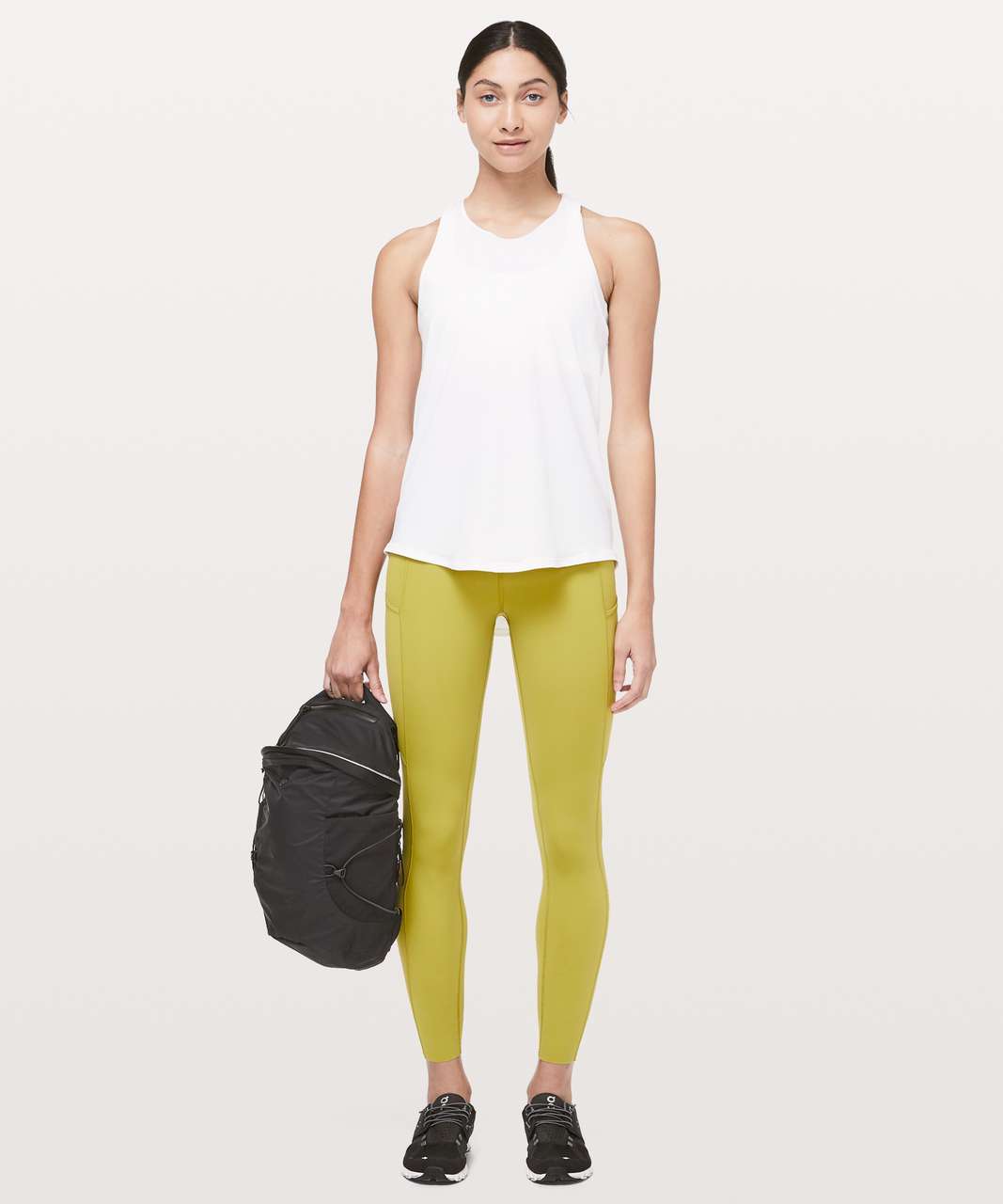 Lululemon Fast and Free Tight II 25" *Nulux - Golden Lime