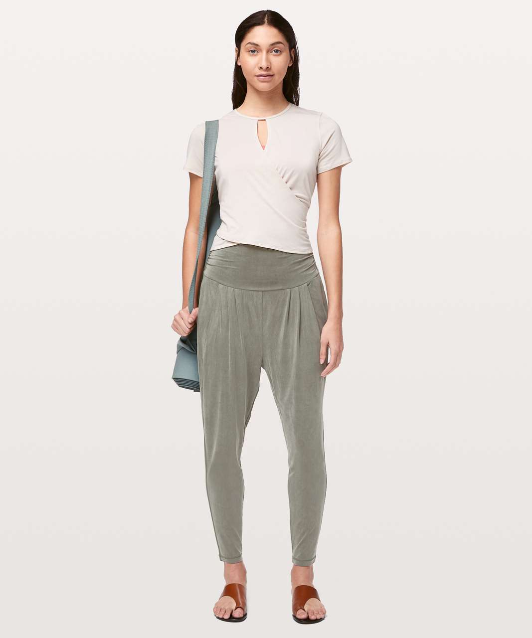 Lululemon Dynamic Days Pant *Cupro-Modal - Grey Sage - lulu fanatics