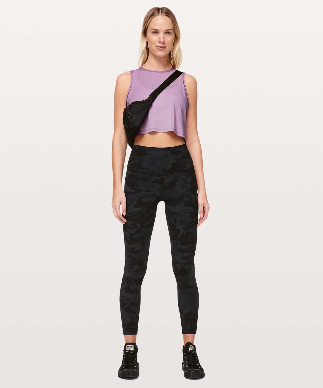 Lululemon Cinch Me Up Tank - Heathered Antoinette - lulu fanatics