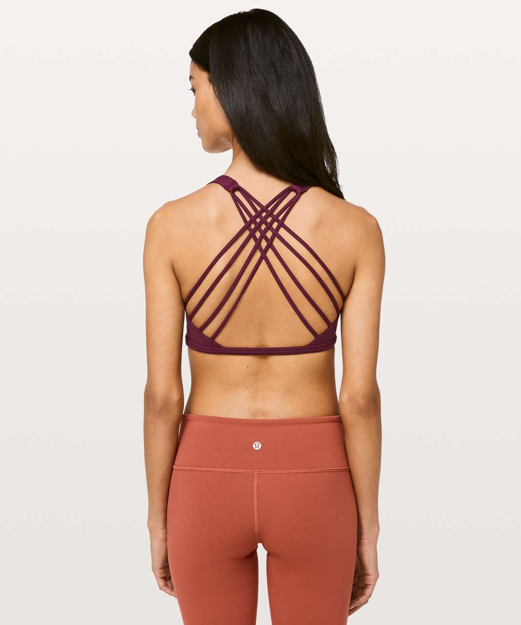 Lululemon Free To Be Bra (Wild) - Ruby Wine - lulu fanatics