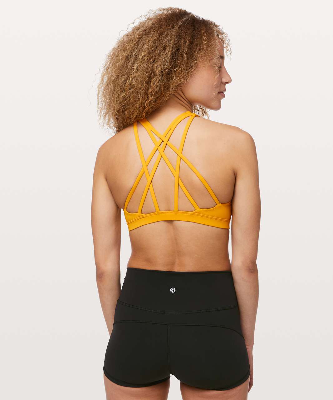 Lululemon Free To Be Serene Bra *High Neck - Honey Lemon