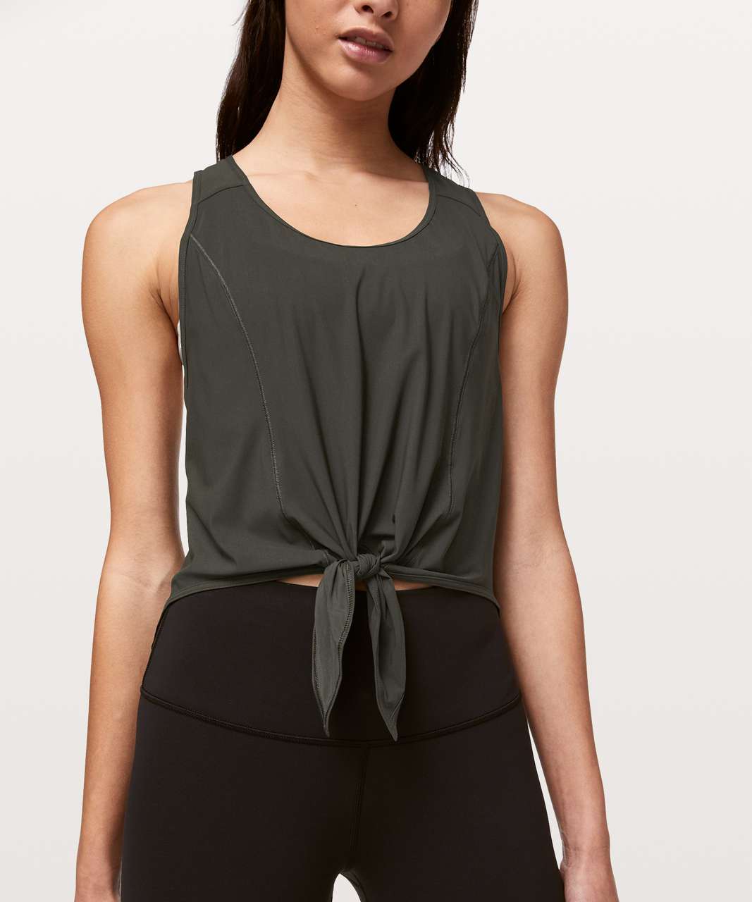 Lululemon Call It A Tie Tank - Dark Olive