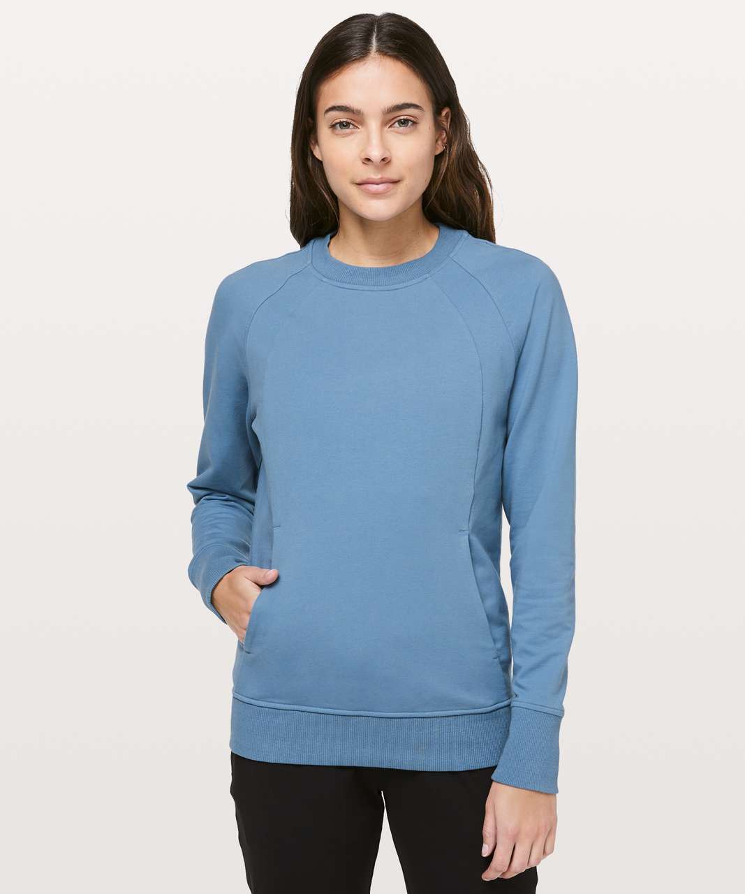 Lululemon Crew Neck Sweatshirt Blue Size 8 - $102 (13% Off Retail) - From  Linnea