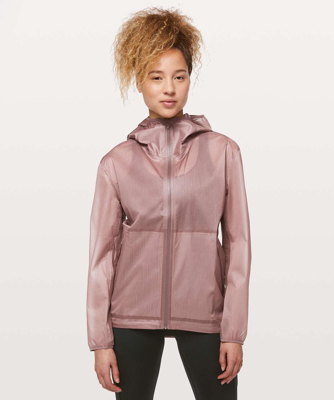 Lululemon Athletic Sheer Joy Full Zip Jacket Spanish Oak Women's