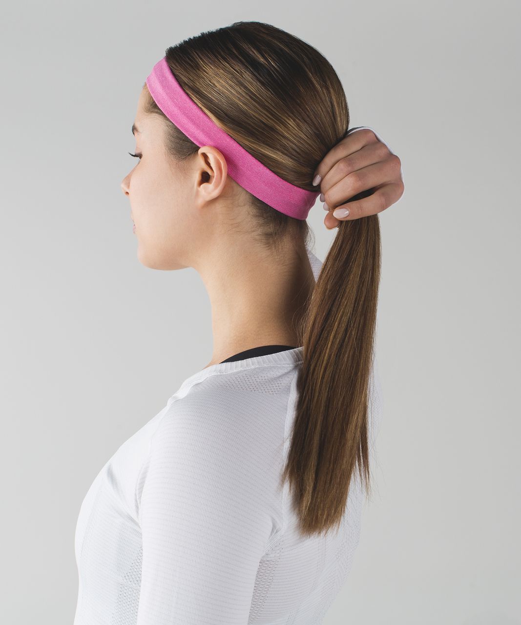 Lululemon Cardio Cross Trainer Headband - Heathered Pink Paradise