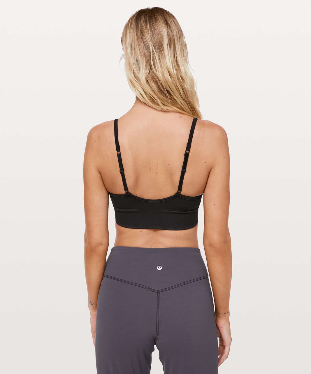 Lululemon Ebb To Street Bra II - Black - lulu fanatics