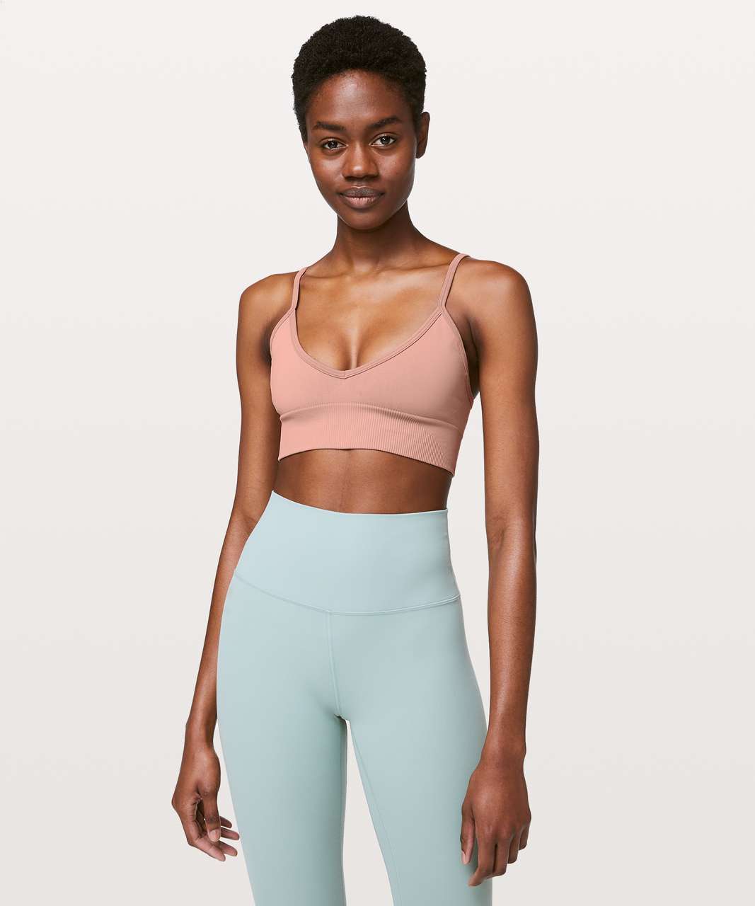 Lululemon Ebb To Street Bra II - Dark Adobe - lulu fanatics