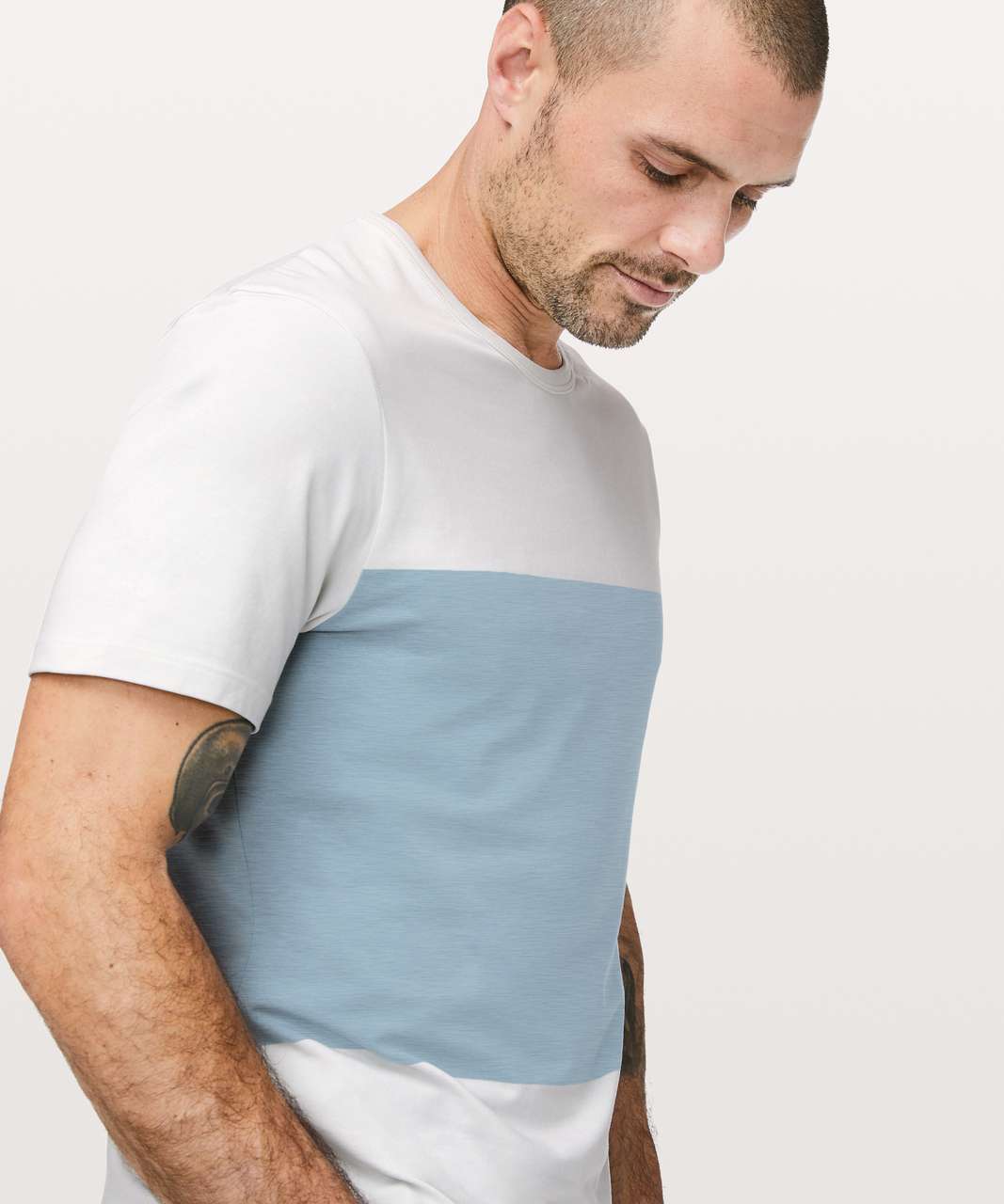 Lululemon 5 Year Basic Tee *Take Off Strip - Ocean Mist / Blue Cast