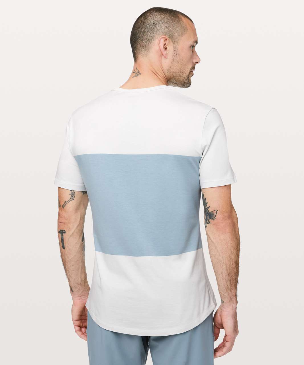 Lululemon 5 Year Basic Tee *Take Off Strip - Ocean Mist / Blue Cast