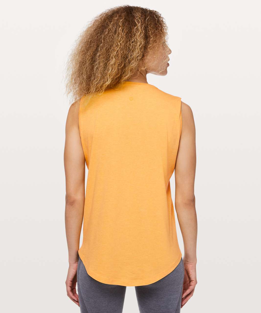 Lululemon Brunswick Muscle Tank - Heathered Honey Lemon