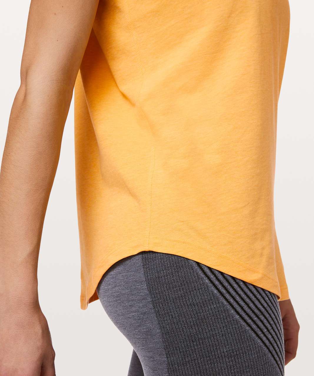 Lululemon Brunswick Muscle Tank - Heathered Honey Lemon