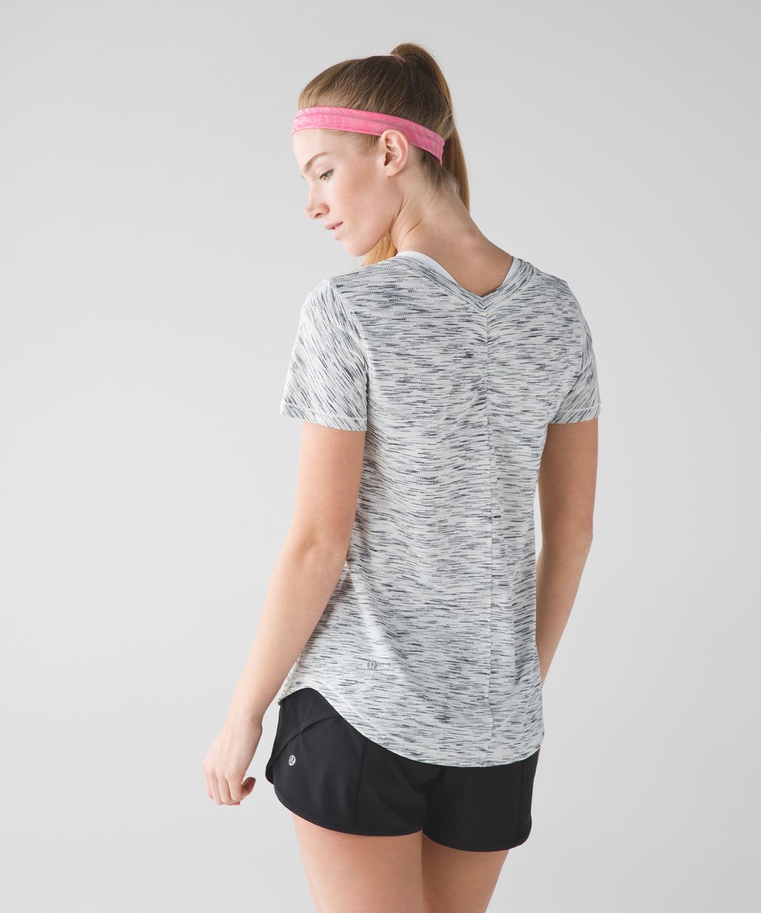 Lululemon Cardio Cross Trainer Headband - Heathered Flash Light