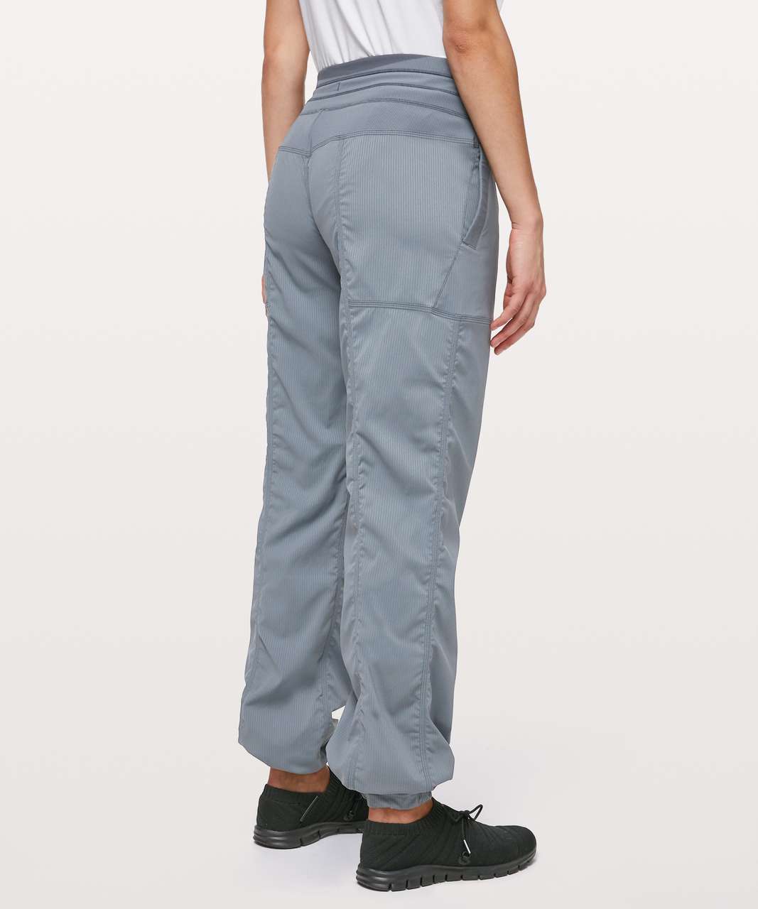 Dance studio pant (unlined) in rhino gray with love tee in true navy : r/ lululemon