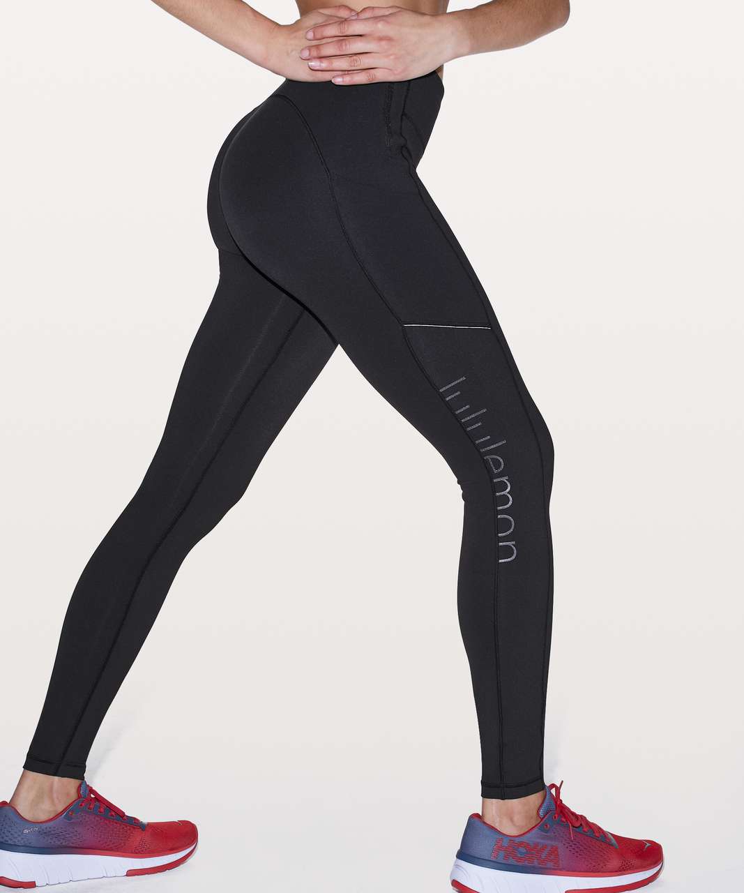 which lululemon leggings have the logo on the leg