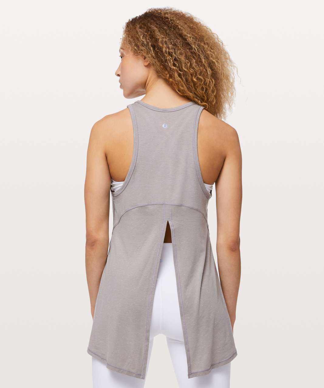 Lululemon Goal Up Tank - Dark Chrome / White