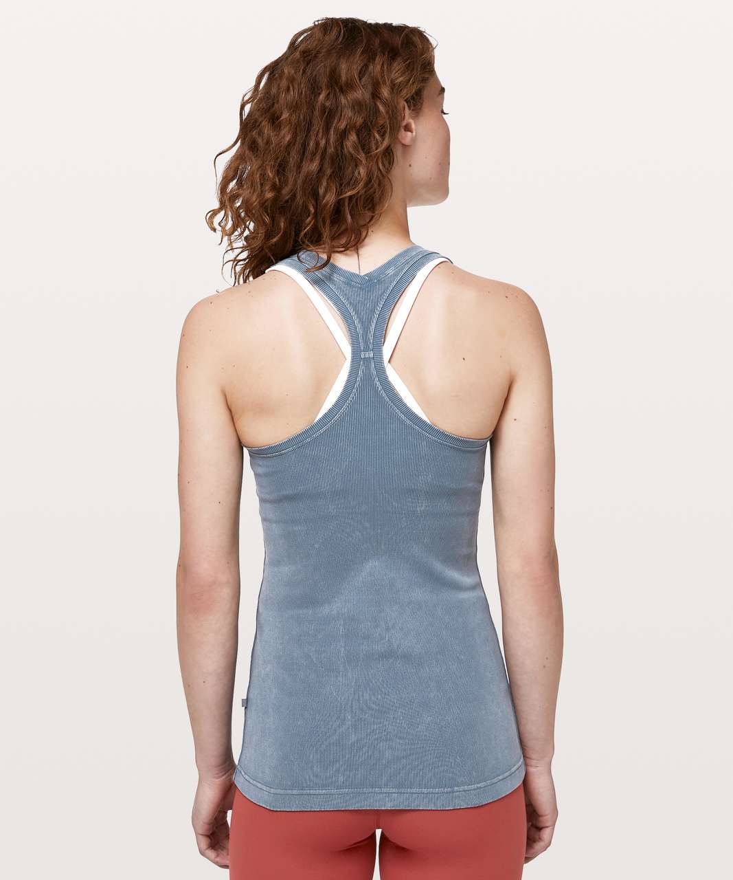 Lululemon Cool Racerback Tank Rib - Washed Moon Blue