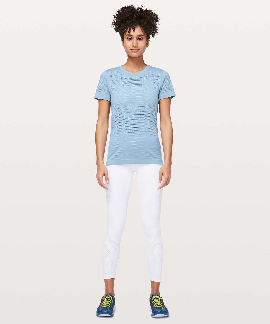 Lululemon Breeze By Short Sleeve *Squad - Cascade Blue / Cascade Blue