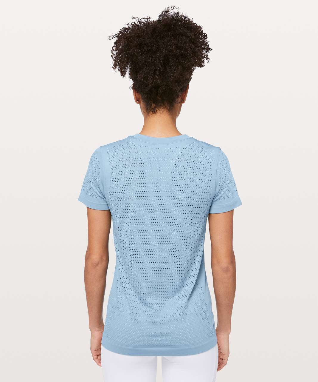 Lululemon Breeze By Short Sleeve *Squad - Cascade Blue / Cascade Blue