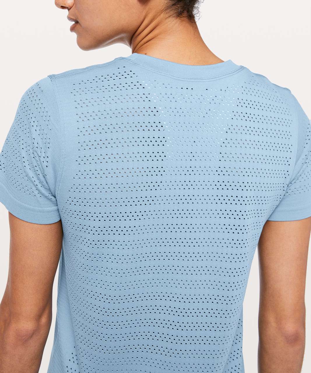 Lululemon Breeze By Short Sleeve *Squad - Cascade Blue / Cascade Blue