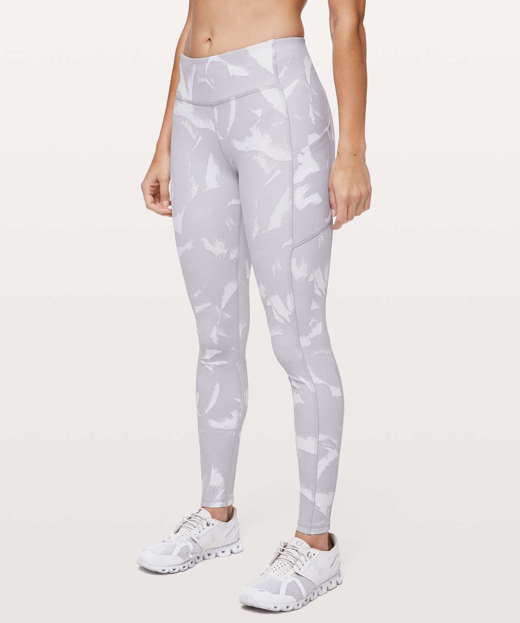 Lululemon Speed Up Tight 28 *Full-On Luxtreme - Flower Pop White Silver  Lilac - lulu fanatics