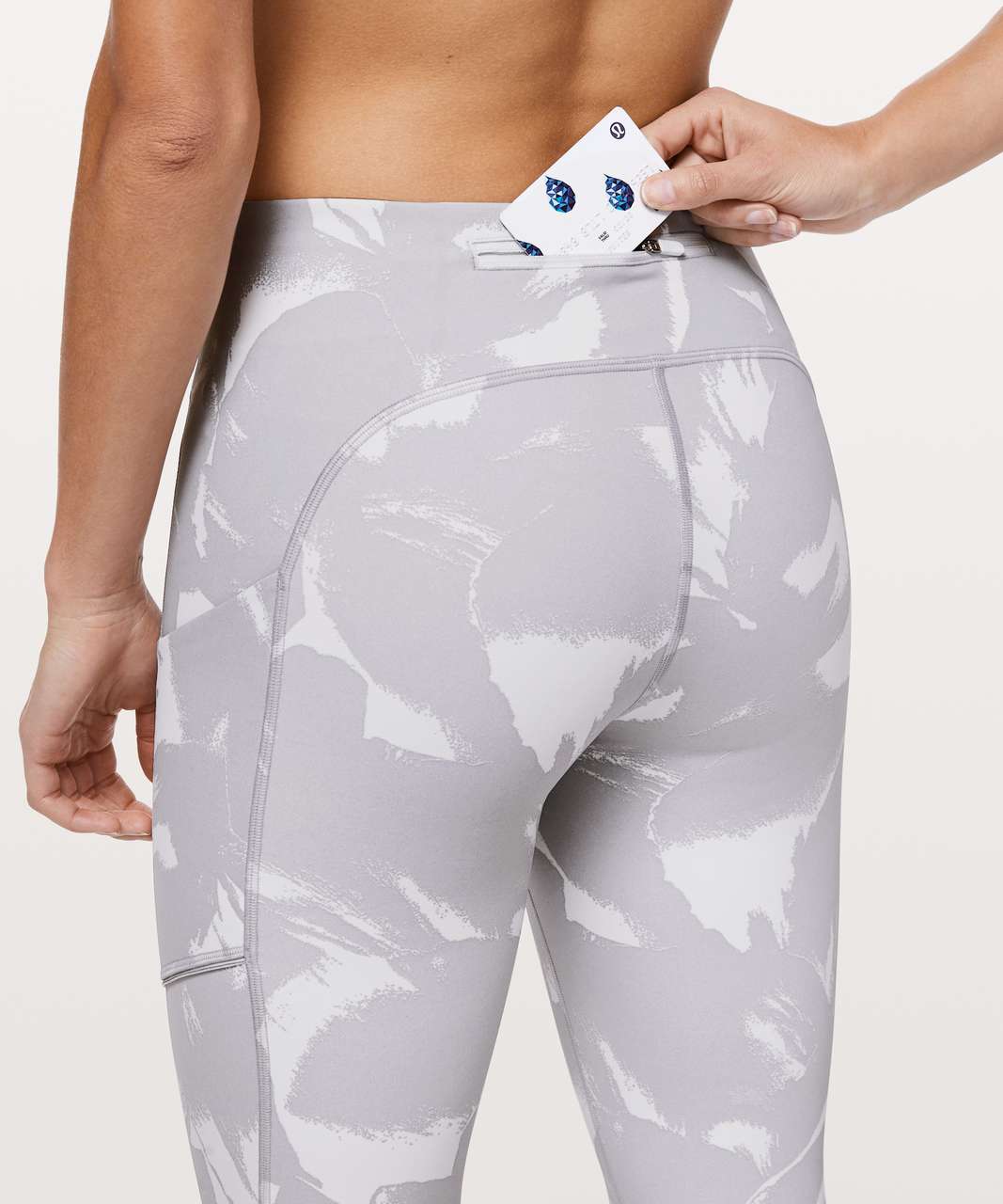 Lululemon Speed Up Tight 28" *Full-On Luxtreme - Flower Pop White Silver Lilac