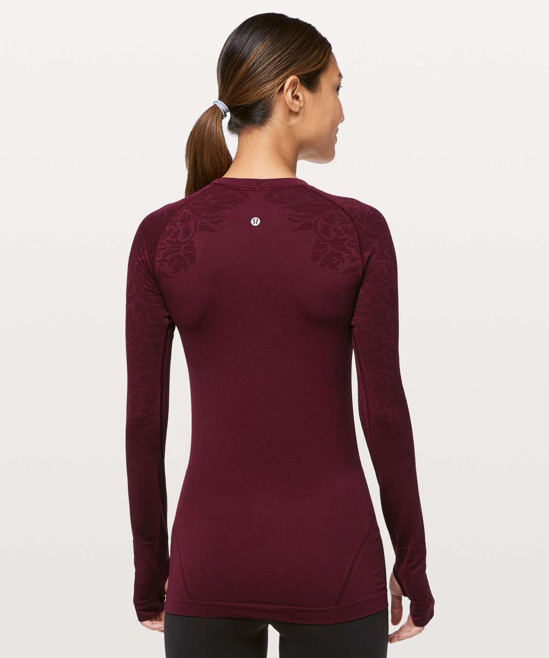 Lululemon Swiftly Tech Long Sleeve Crew - Deep Ruby / Deep Ruby