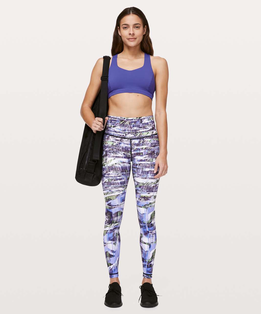 NWT LULULEMON Wunder Under Pants Crop Leggings Women's Size 12 Multicolor