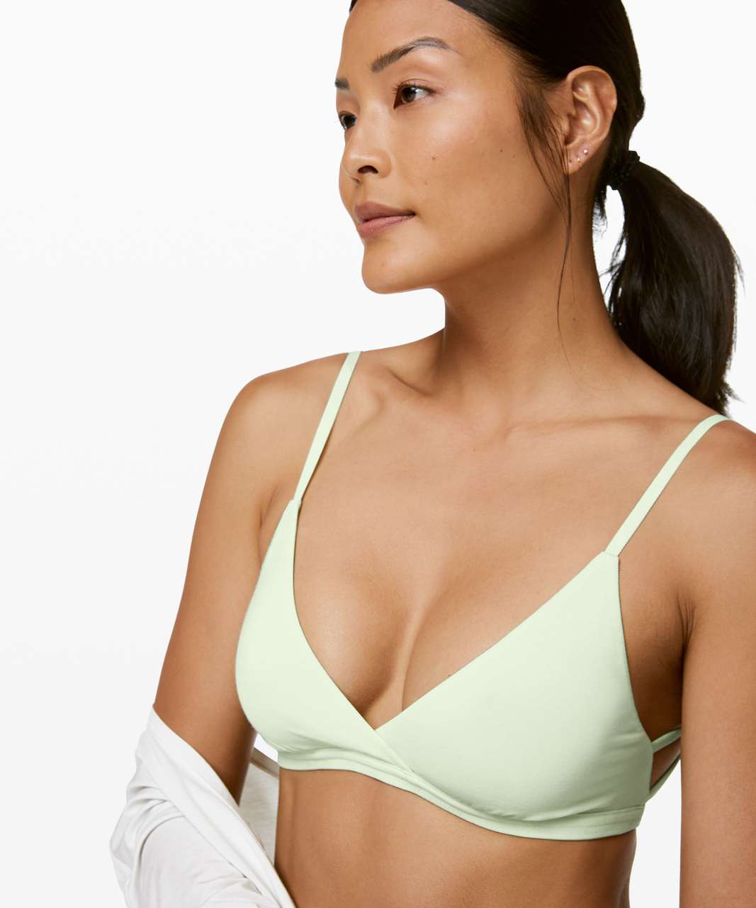 Lululemon Simply There Triangle Bralette - Chambray - lulu fanatics