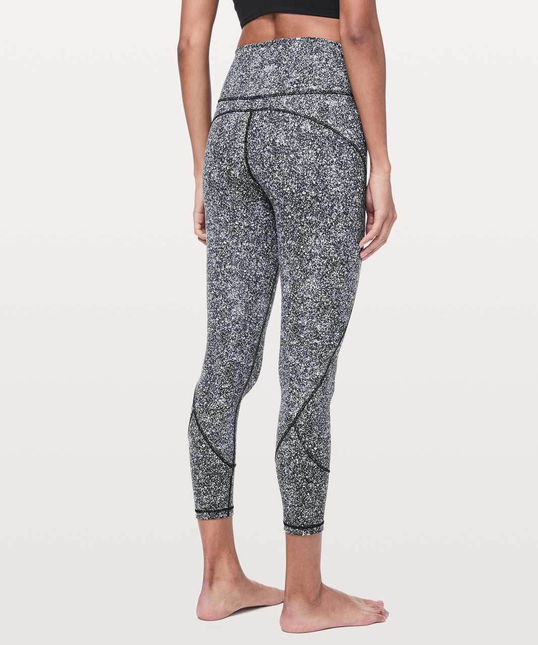 Lululemon In Movement Tight 25" *Everlux - Diffuse Starlight Black