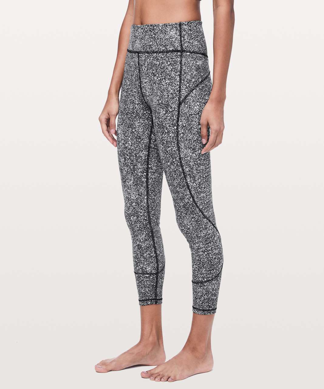 Lululemon In Movement Tight 25" *Everlux - Diffuse Starlight Black