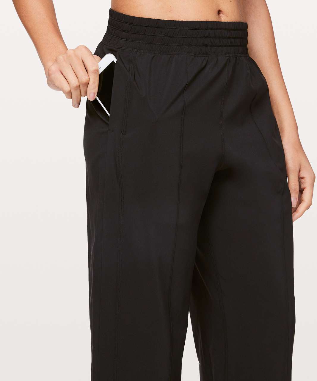 lululemon athletica, Pants & Jumpsuits, Lululemon 220 Wanderer Cropped  Jogger In Black