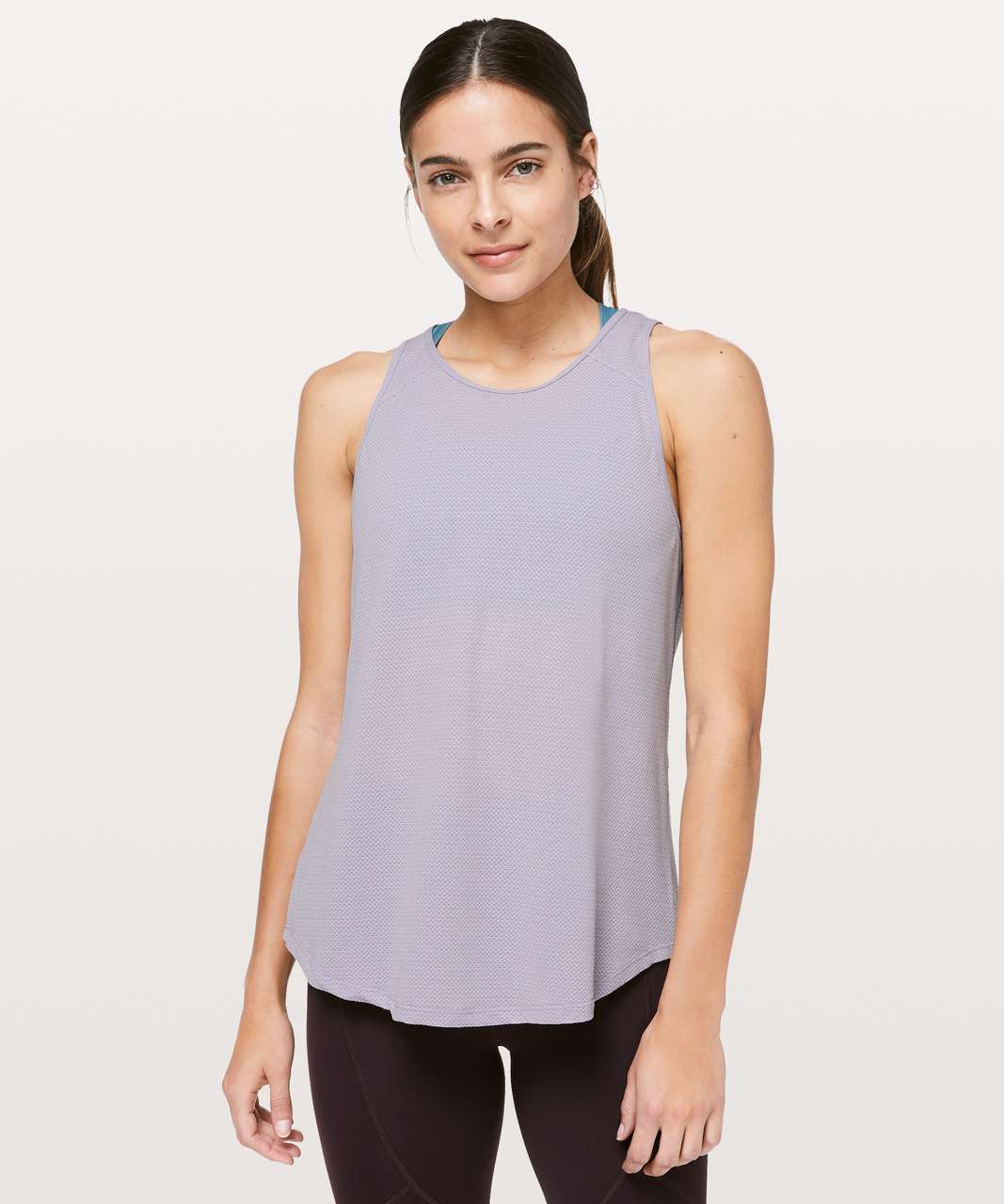 Lululemon Open Up Tank - Heathered Lavender Grey / Lavender Grey