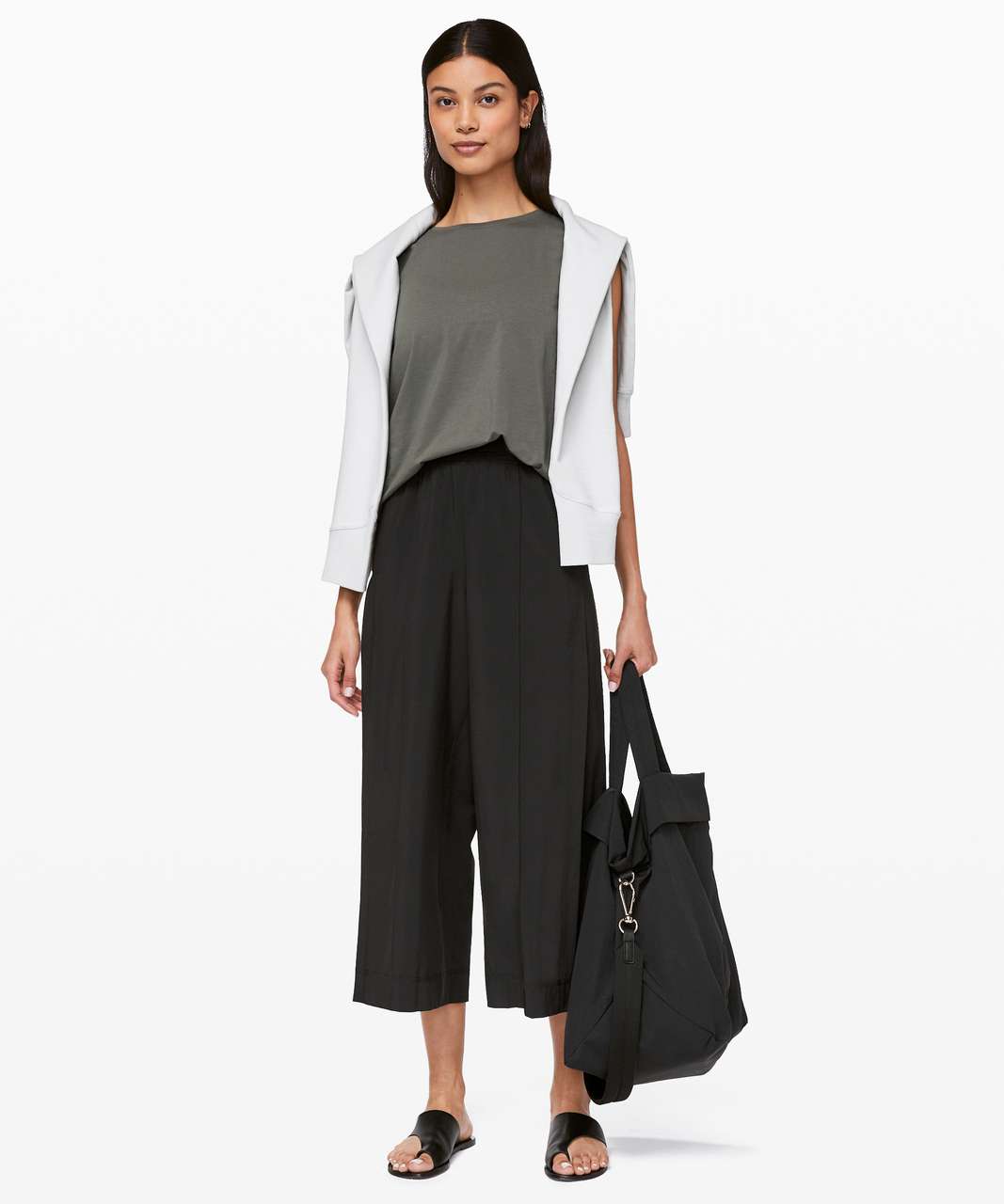 Lululemon Blissed Out Culottes *21 - Sea Steel - lulu fanatics