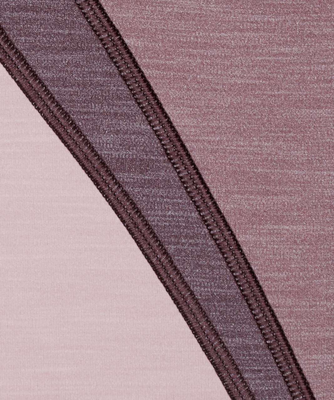 Lululemon Early Extension High-Rise Crop *21" - Heathered Plum Shadow / Heathered Antique Bark / Heathered Powdered Mauve