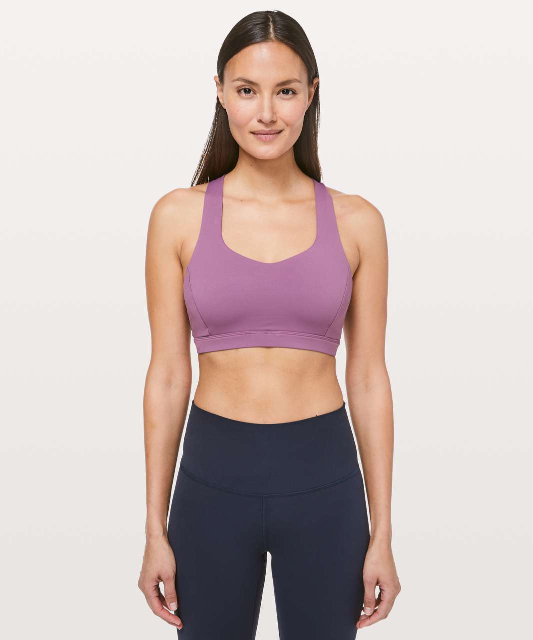 Lululemon Free To Be Serene Bra - Vintage Plum