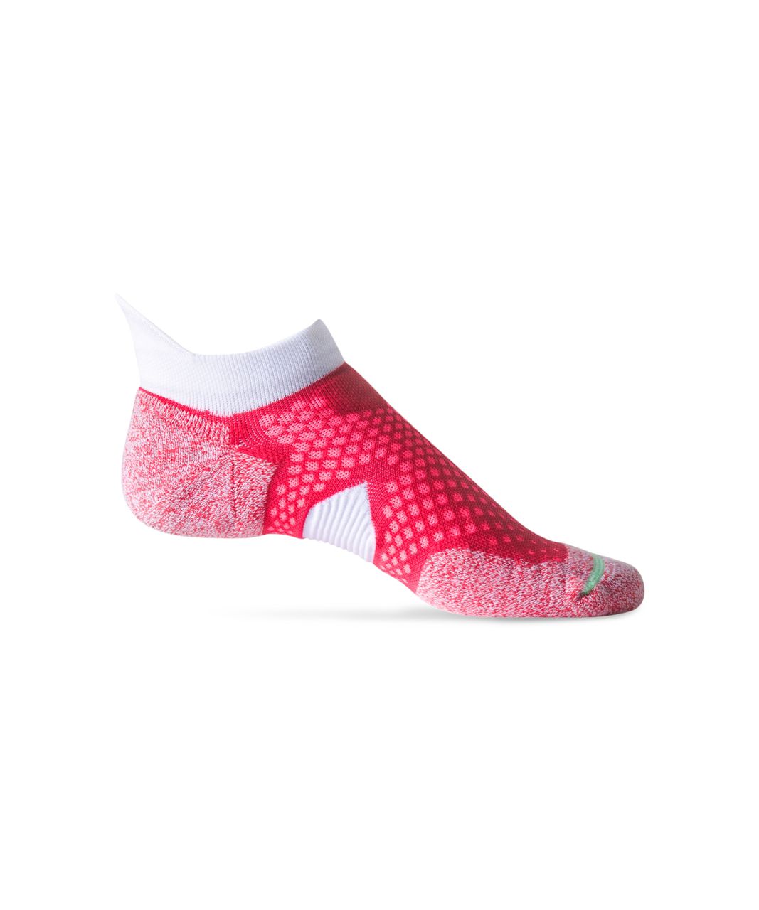 Lululemon High Speed Sock - Fireside Red / Flash Light / Fresh Teal