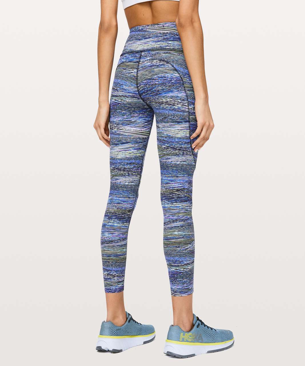 Lululemon Fast and Free Tight II 25" *Non-Reflective Nulux - Interconnect Blue Multi