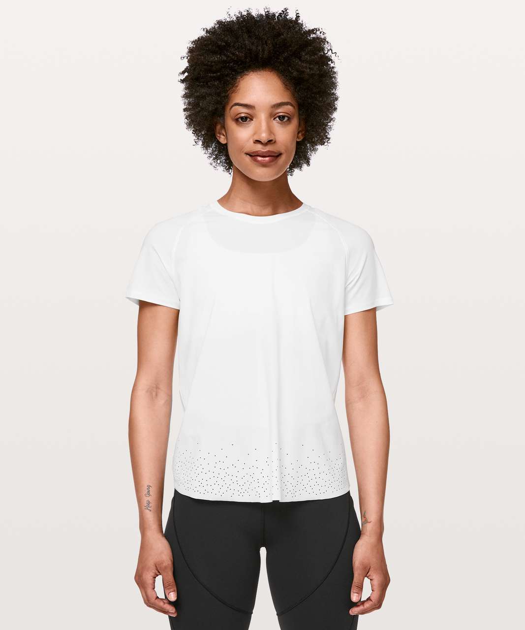 Lululemon Quick Pace Short Sleeve - White