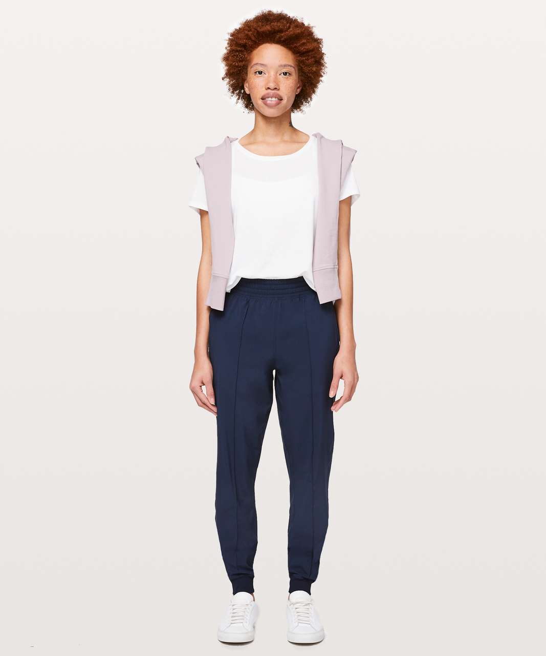 Lululemon Wanderer Cropped Jogger - True Navy - lulu fanatics