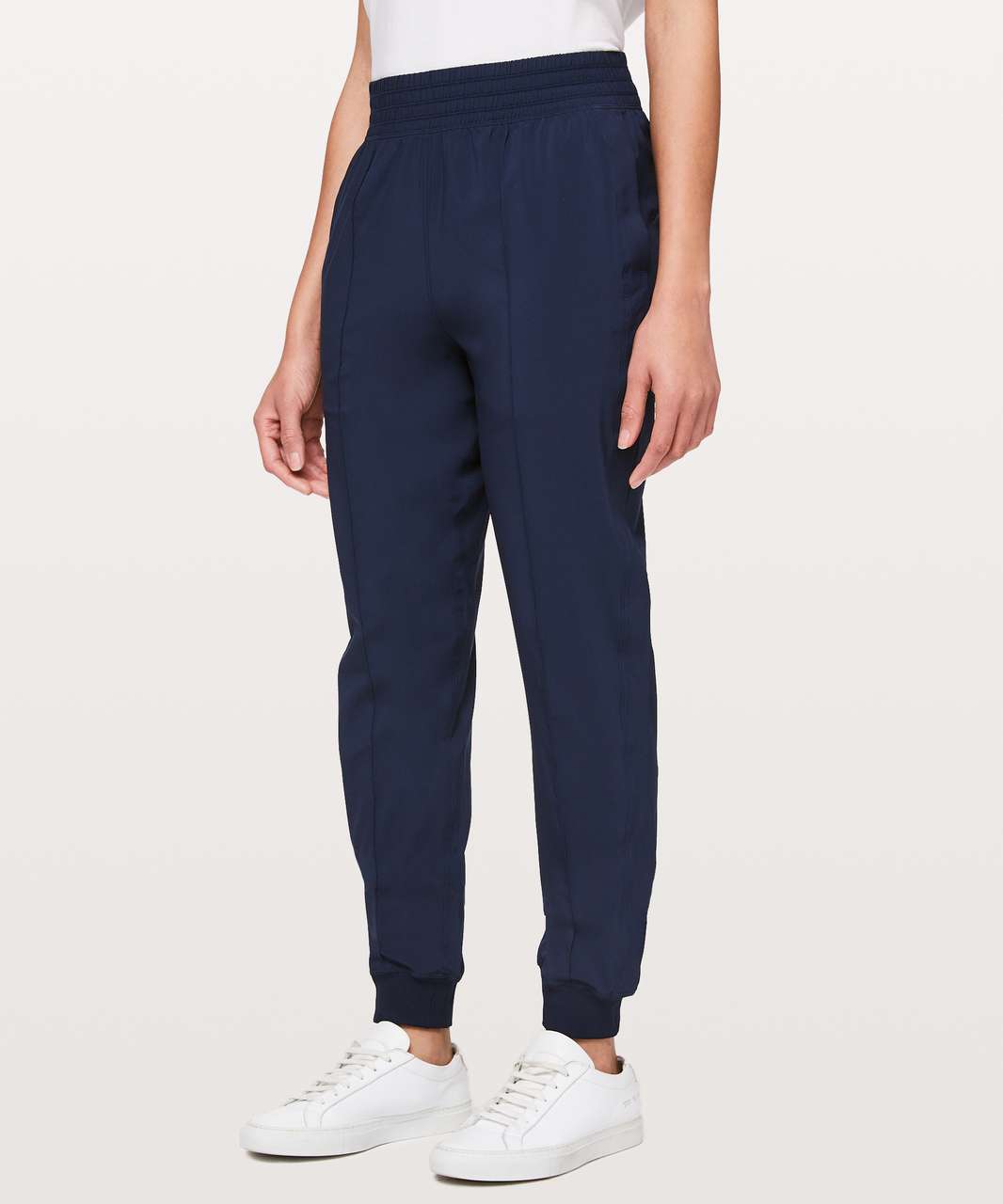 6] lululemon wanderer cropped jogger navy, Women's Fashion