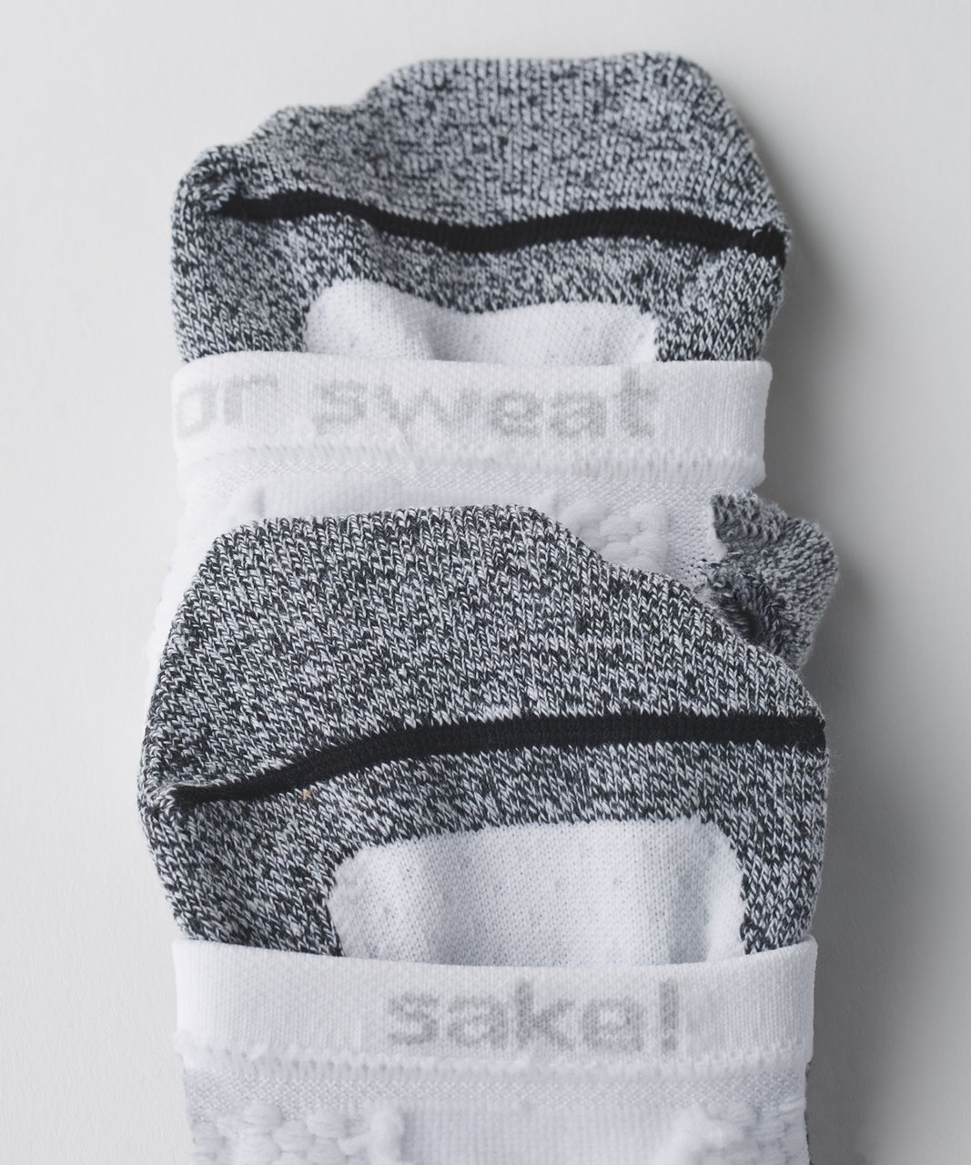 Lululemon High Speed Sock - White / Black