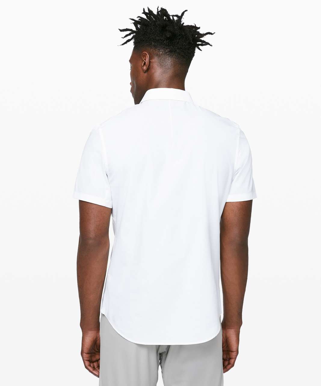 Lululemon Down to the Wire Slim Fit Short Sleeve - White