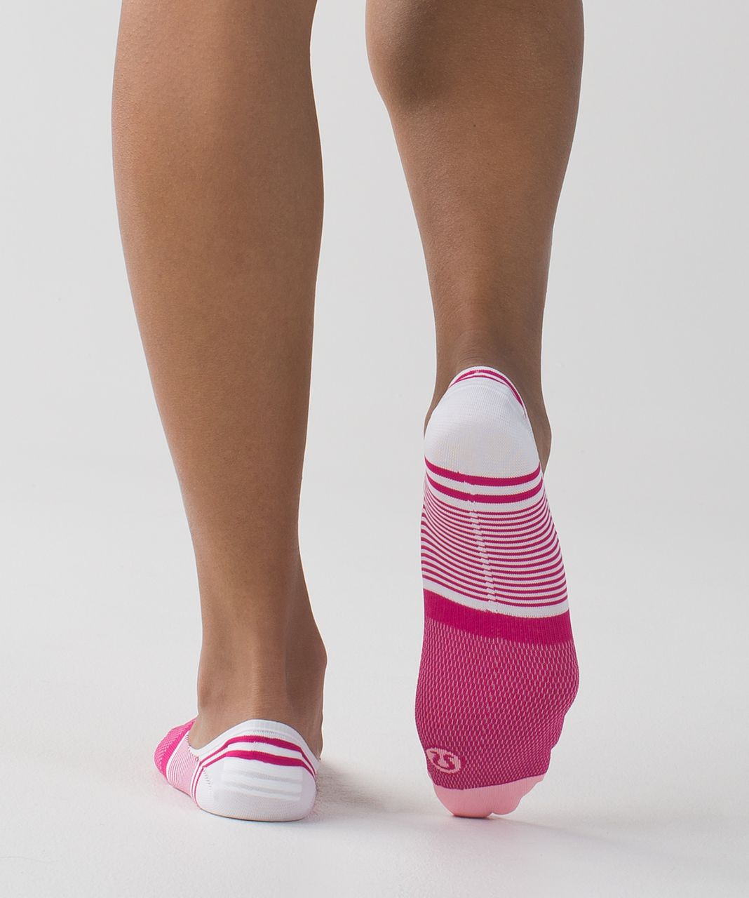 Lululemon Secret Sock - Jewelled Magenta / Bleached Coral / White