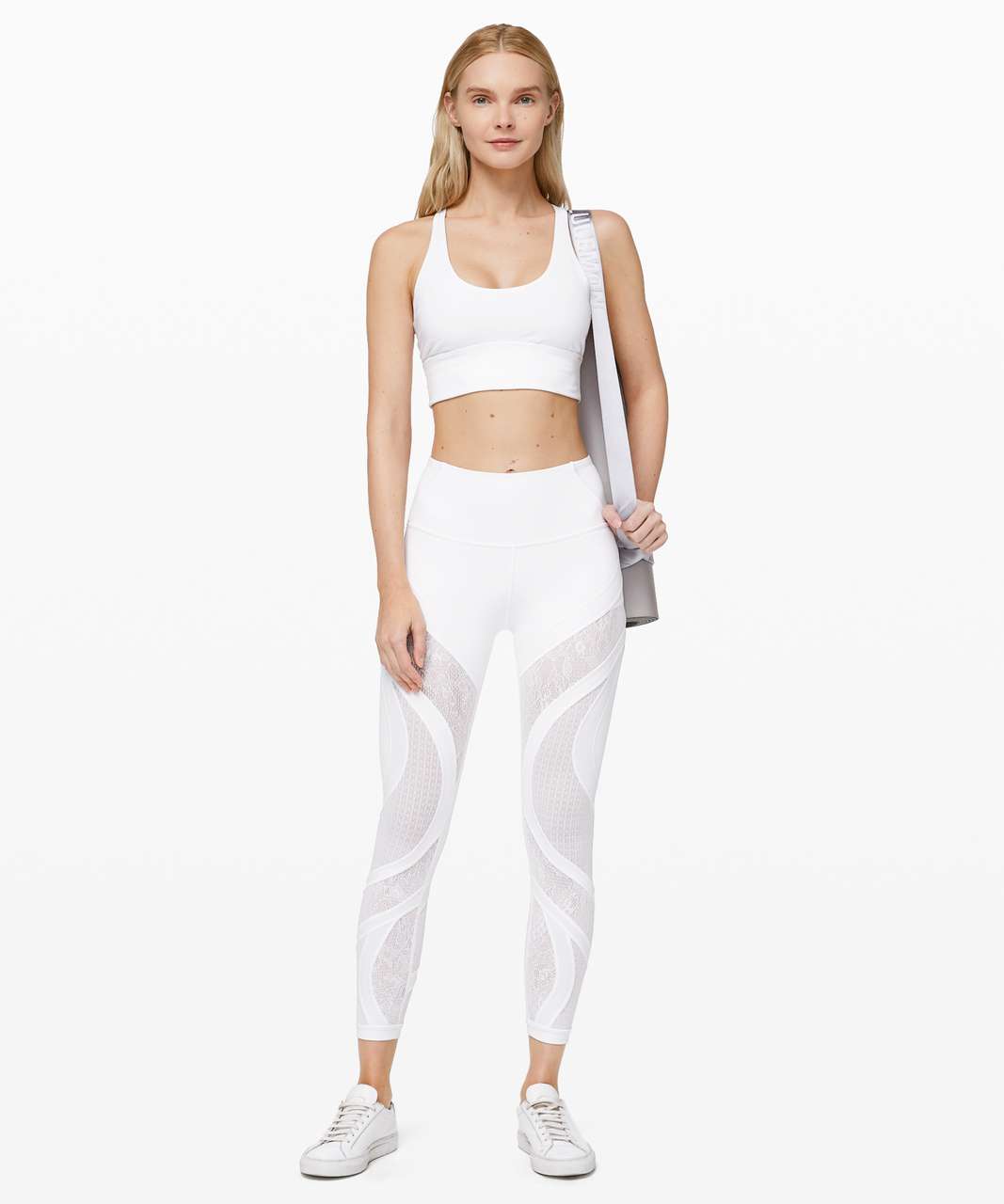 Lululemon Wunder Under High-Rise Tight 25 *Lace - White - lulu