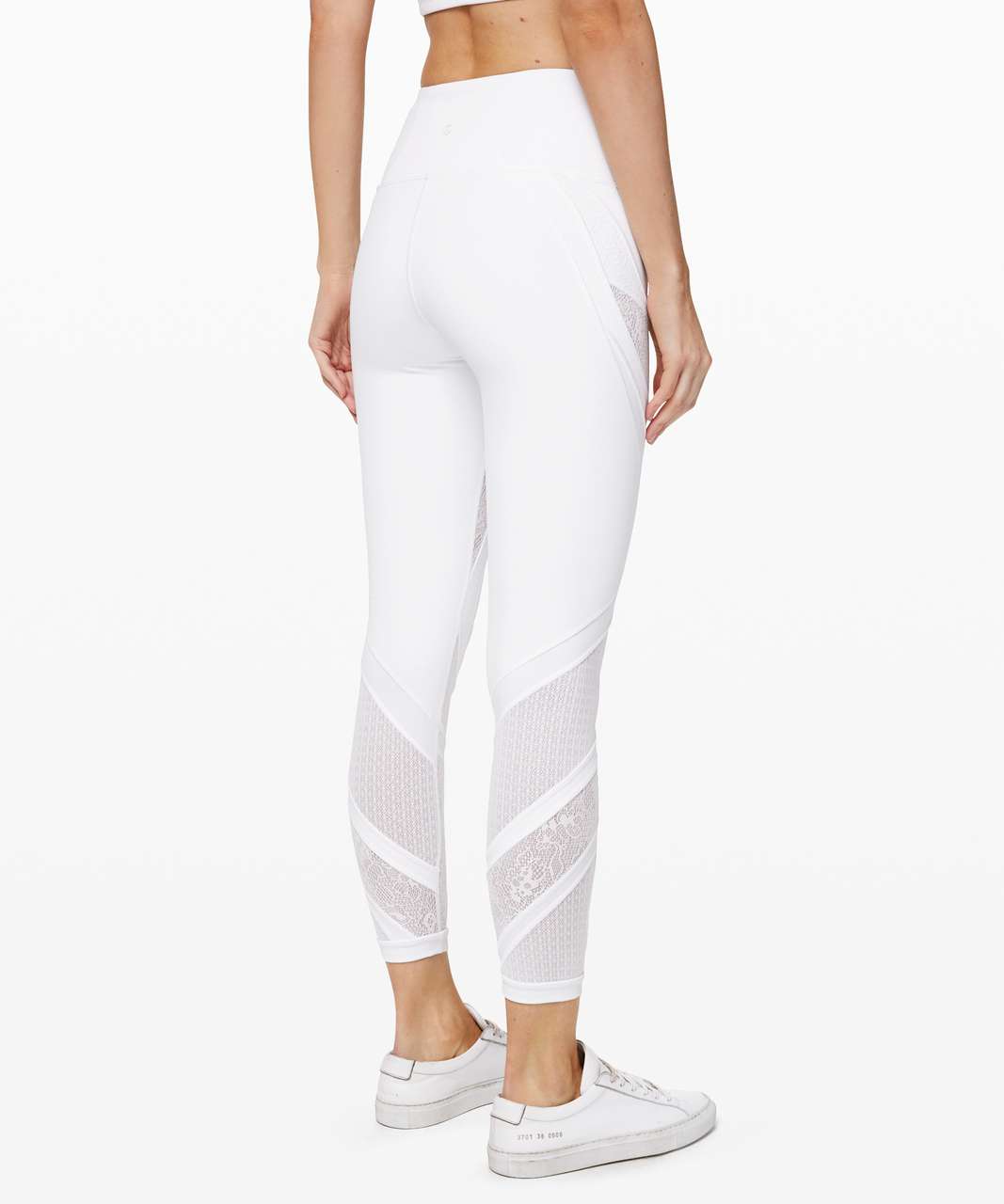 Lululemon Wunder Under High-Rise Tight 25" *Lace - White