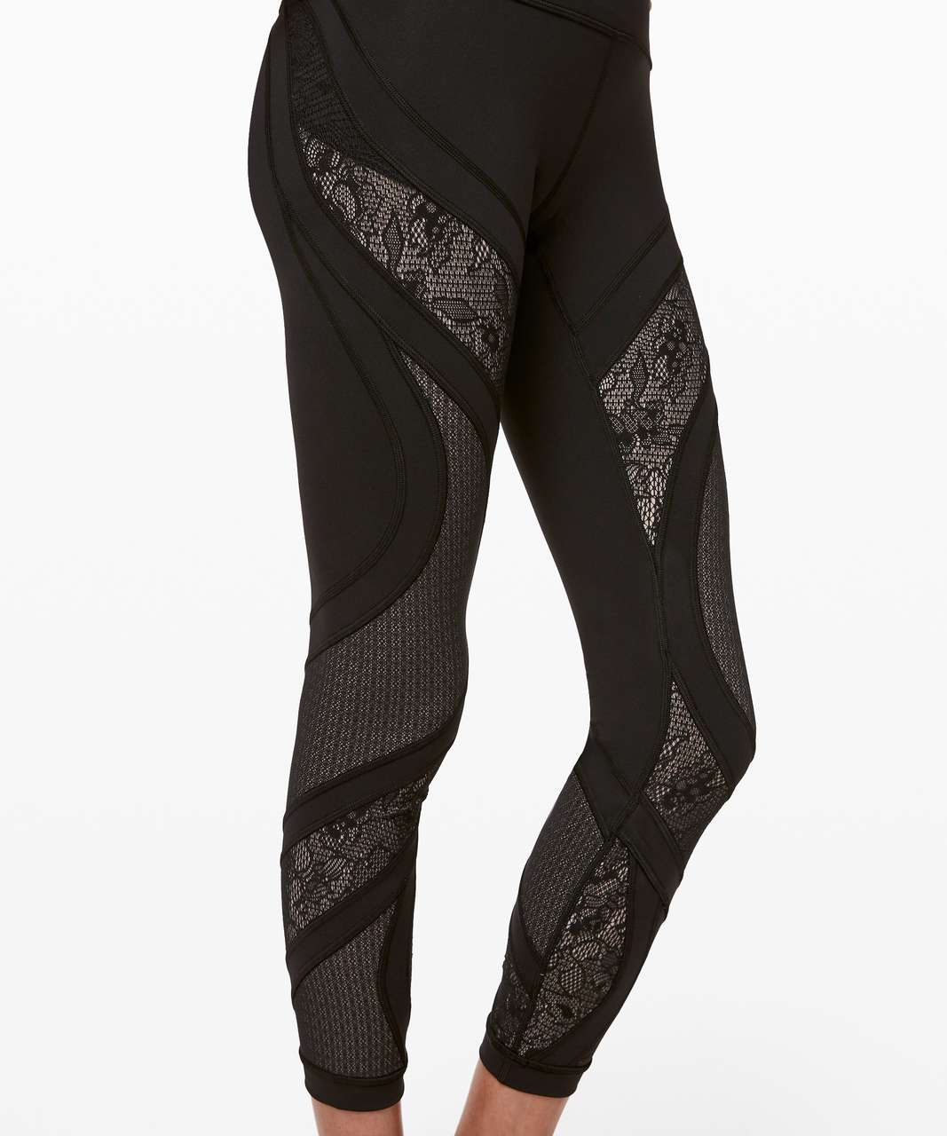 Lululemon Wunder Under High-Rise Tight 25" *Lace - Black