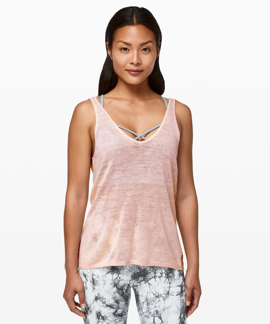 Lululemon Mix and Mingle Tank - Butter Pink - lulu fanatics