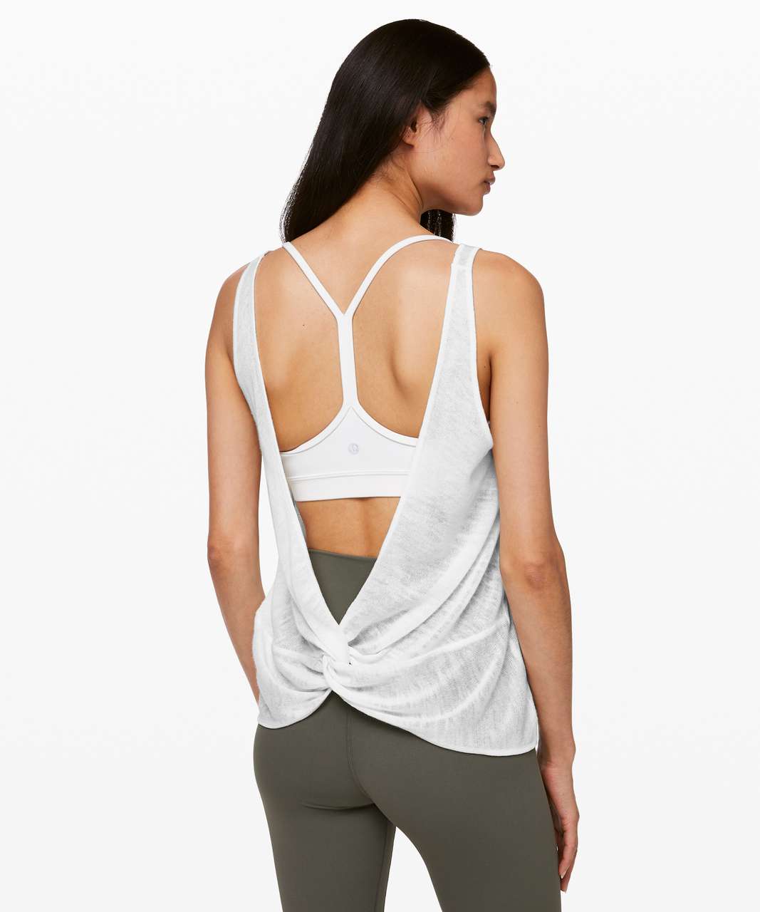 Lululemon Mix & Mesh Tank - White - lulu fanatics